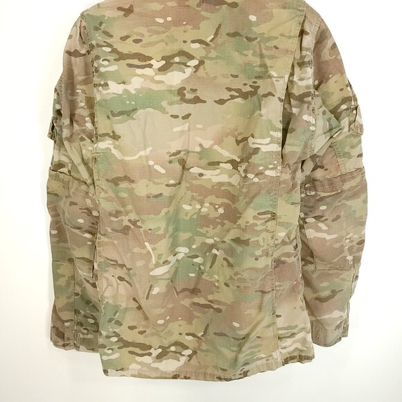US Military Coat Army Combat Men's Med Long FR Multicam Camo Zip Hook Loop Front - Picture 4 of 11